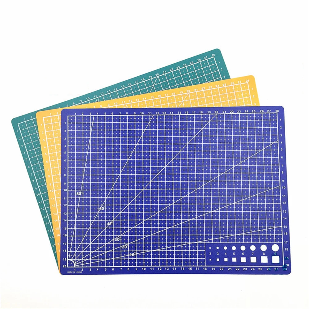 

A3/A4/A5 PVC Cutting Mat Pad Patchwork Cut Pad Durable Art Tool Kits Patchwork Tools DIY Handmade Self-healing Cutting Plate