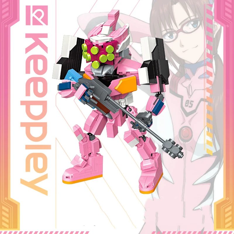 Keeppley строительные блоки из ЭВА собранная модель робота коллекция Kawaii украшения