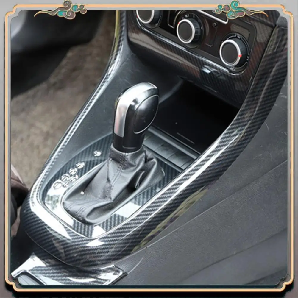 

Надежная центральная консоль из углеродного волокна, переключатель передач U-образного типа, накладка, рамка для Golf 6 MK6 2008-2012, аксессуары
