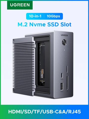 UGREEN Док-станция USB 10-в-1