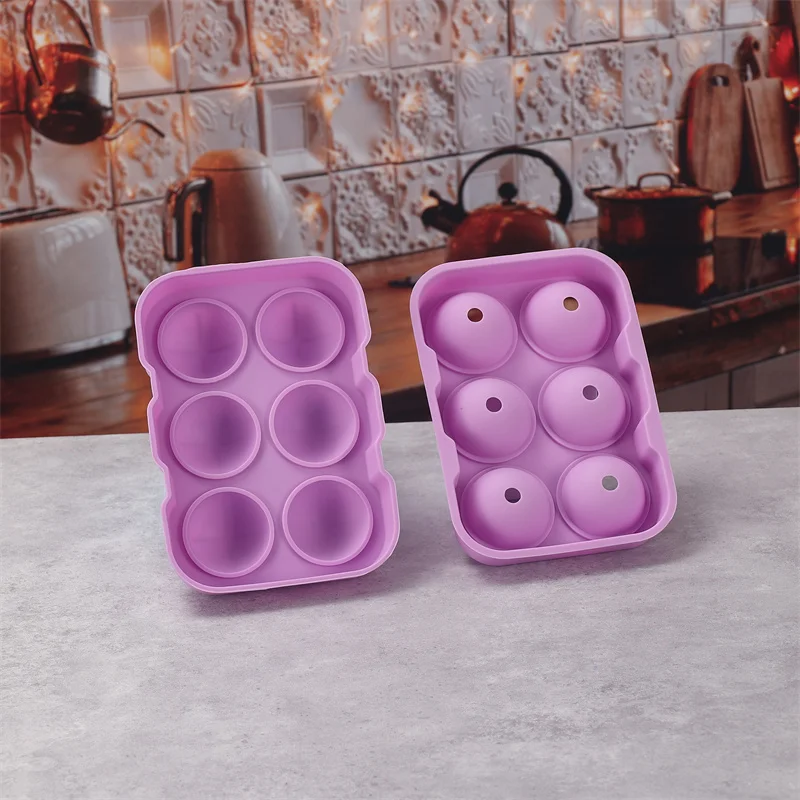 

Ice Cube Trays Silicone Whiskey Ice Ball Mold, Ice Ball Maker Mold, Round Ice Cube Mold Sphere Ice Cube Mold Easy Release