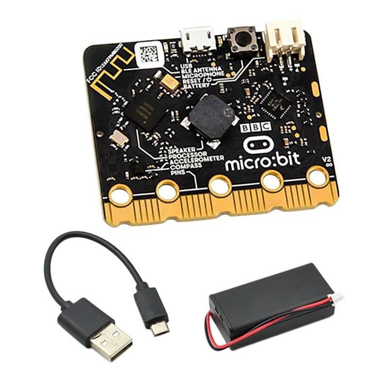 Botique-Micro:Bit V2 BBC Development Board With Built-In Speaker And Microphone Touch-Sensing Micro:Bit Smart Programmable Board