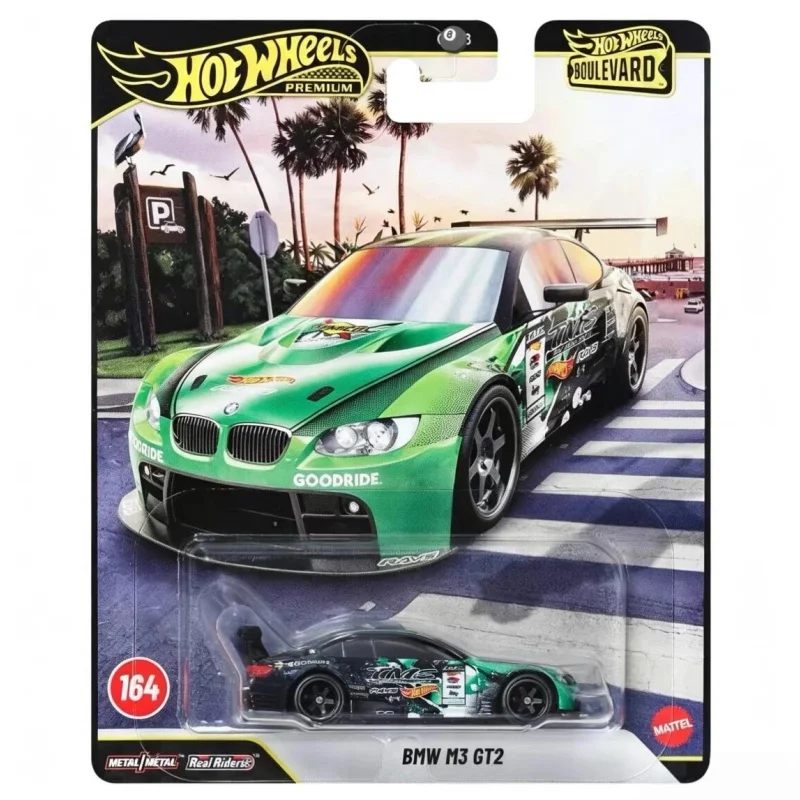 Фото Коллекционная модель автомобиля Hot Wheels GJT68 Boulevard 33 BLVD 1:64 BMW M3 Aventador, масштаб 1:64, для демонстрации на рабочем столе, подарок на день рождения, 2026 год №1