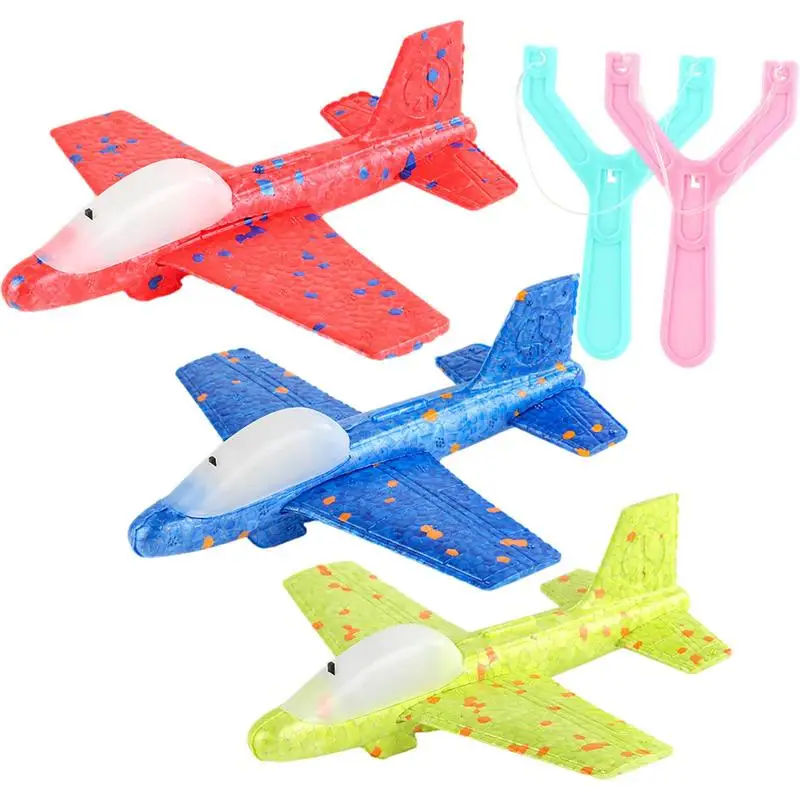 

Самолет из пенопласта с подсветкой, летающая игрушка для дома и улицы, для улучшения отношения родителей и детей