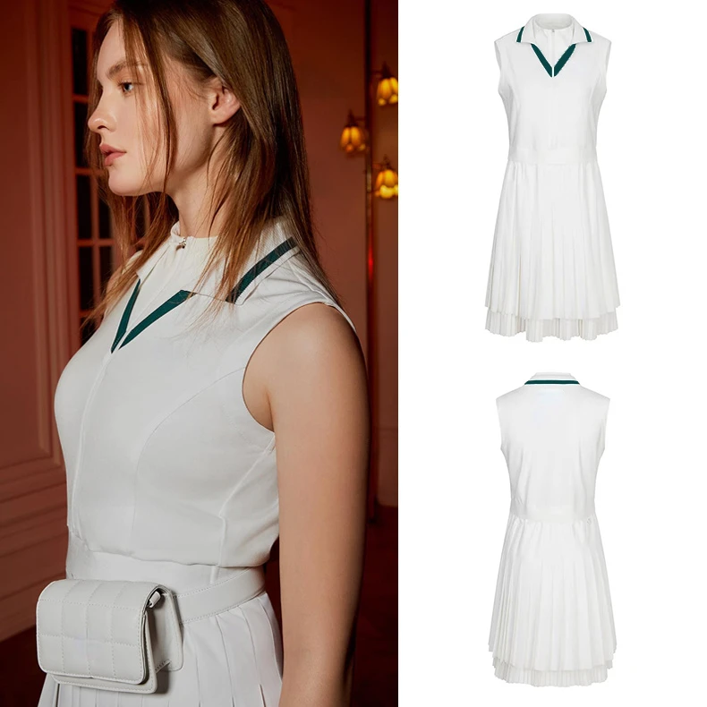 

Новое летнее корейское женское модное повседневное облегающее платье с Антибликовой юбкой для спорта на открытом воздухе