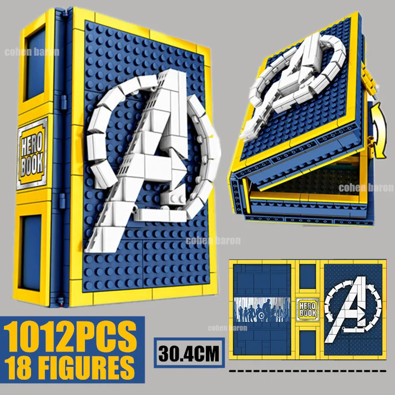 

Disney marvels Heroes Mini Dolls Avengers Ironman Figures Spiderman Book Captain America Building Block Brick Kid Gift Toy