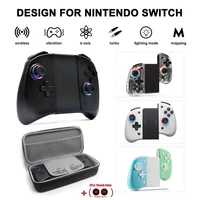 bluetooth compatible wireless switch pro controller gamepad joystick for nintend switch with led turbo wake up 6 axis mapping
