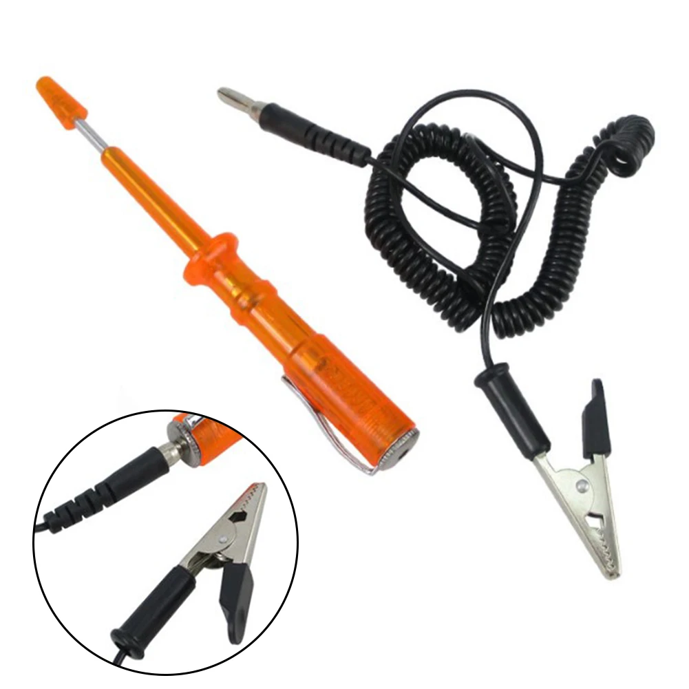 

6V-12V-24V Motorcycle Car Circuit Tester 145mm Voltage Automotive Electrical Test Pen For Trucks Trucks Motorcycles RVs Tools
