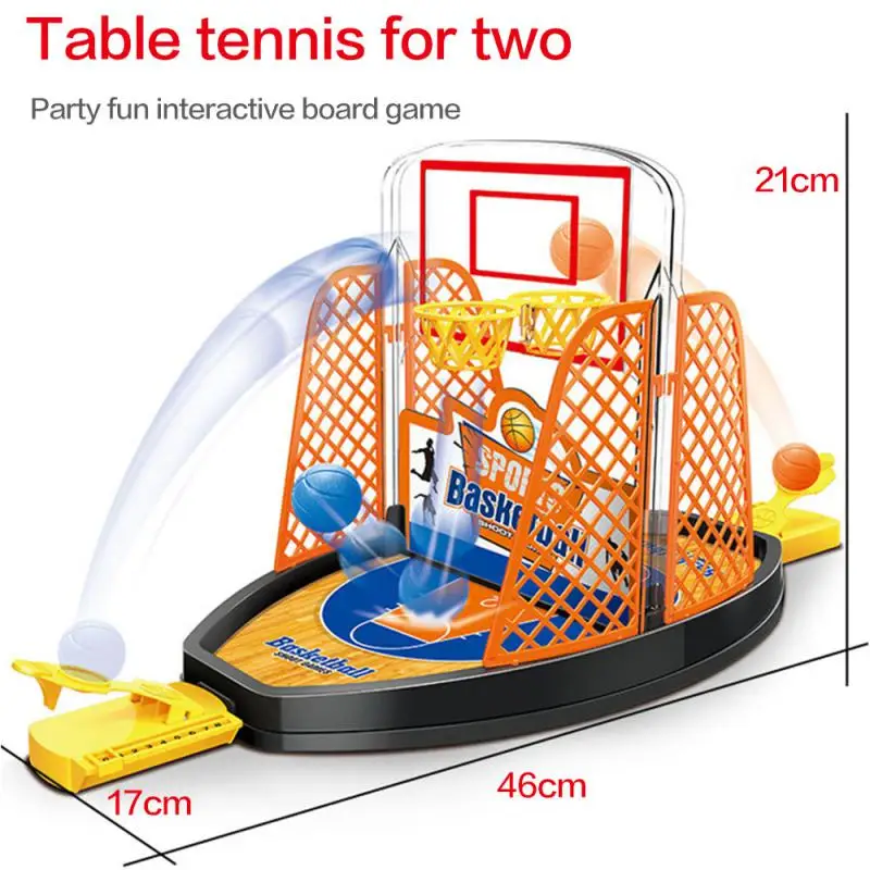 

Desktop Basketball Games Mini Finger Basket Sport Shooting Interactive Table Battle Toy Board Party Games Toys For Boys Gifts