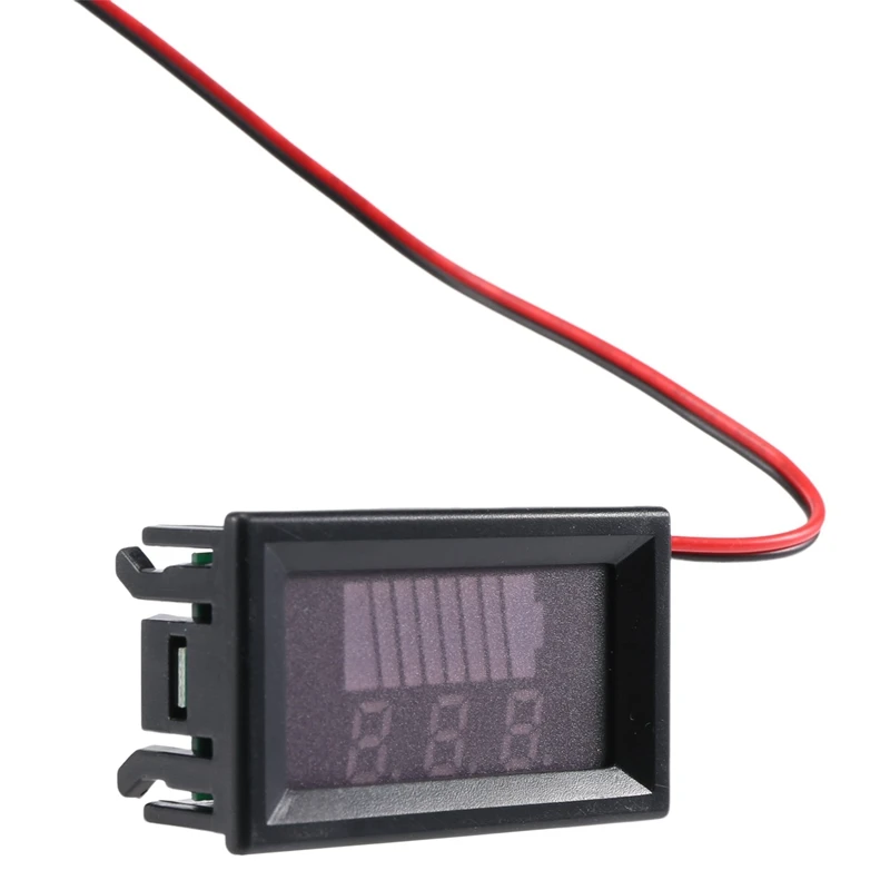 12 В ACID-индикатор емкости аккумулятора светодиодный тестер уровня заряда синий