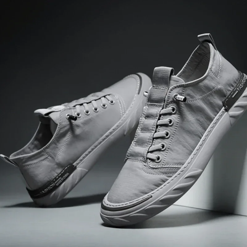 Мужские кроссовки Qaawal Tuflies дышащая вулканизированная обувь на плоской подошве