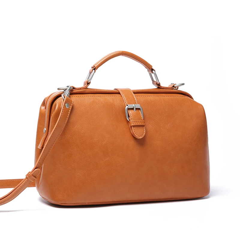 

2022 New Hot Sale Soft Leather Women's Handbag European and American Fashion Casual Bag Shoulder Messenger Bag Drop Shipping
