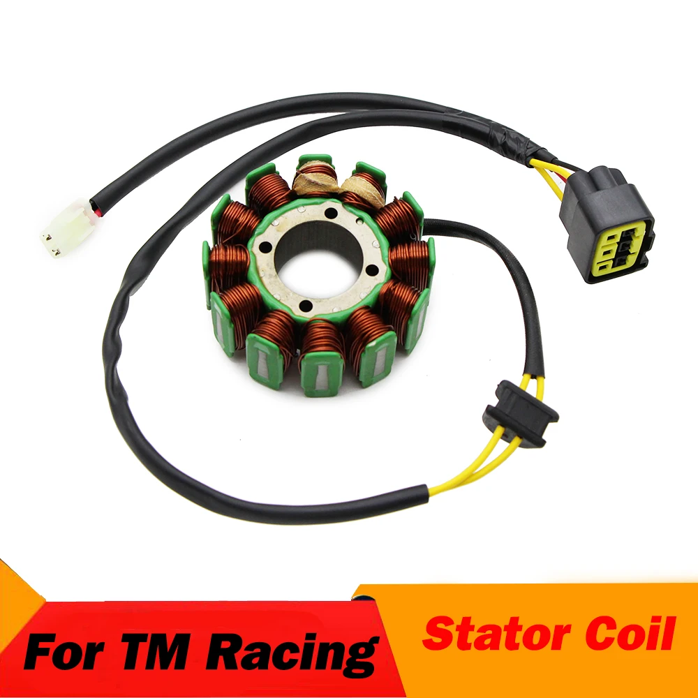 Катушка статора мотоциклетного генератора для TM Racing KOK YS 9018 C.KOKU/SUM F15547 4temps EN250 EN300 EN450 MX250 MX300 MX530