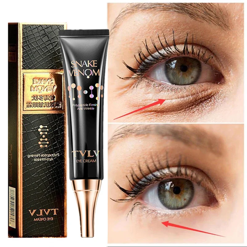 Peptide Anti-Wrinkle Eye Cream Collagen Anti Dark Circle Anti-aging Gel Hyaluronic Acid Anti-Puffiness Eye Bags Korea Cosmetics