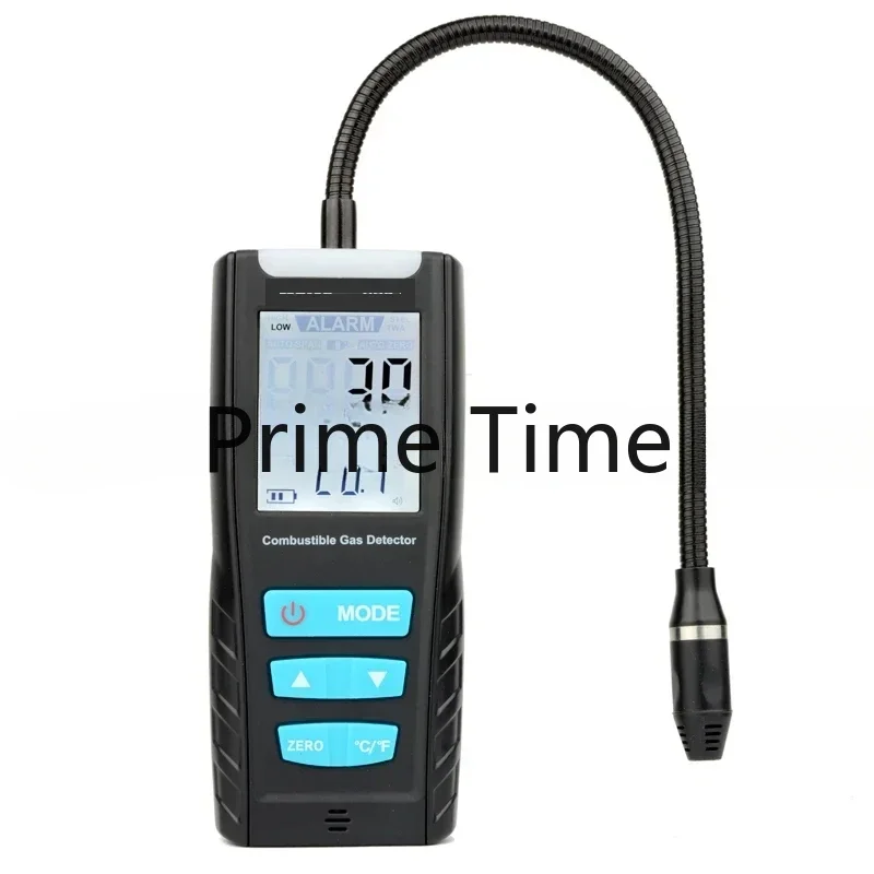 Портативный детектор утечки горючего газа Mestek для CH4 CO C2H6