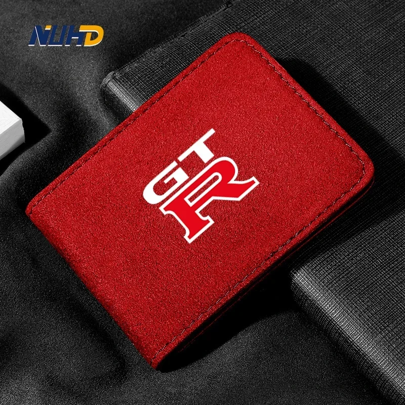 Замшевая сумка для водительского удостоверения держатель карт кошелек Женский