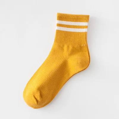 Rainbow Stripes Socks Cotton Christmas Gift Classic  Socks Warm Casual Tide Harajuku Funny Cute Pop Korean Women Socks Socks
