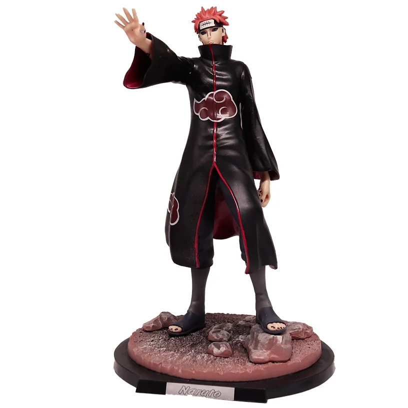 

Naruto Shippuden Anime Model Akatsuki Six Paths Of Pain GK Action Figure 27cm Statue Collectible Toy Desktop Decoration Figures