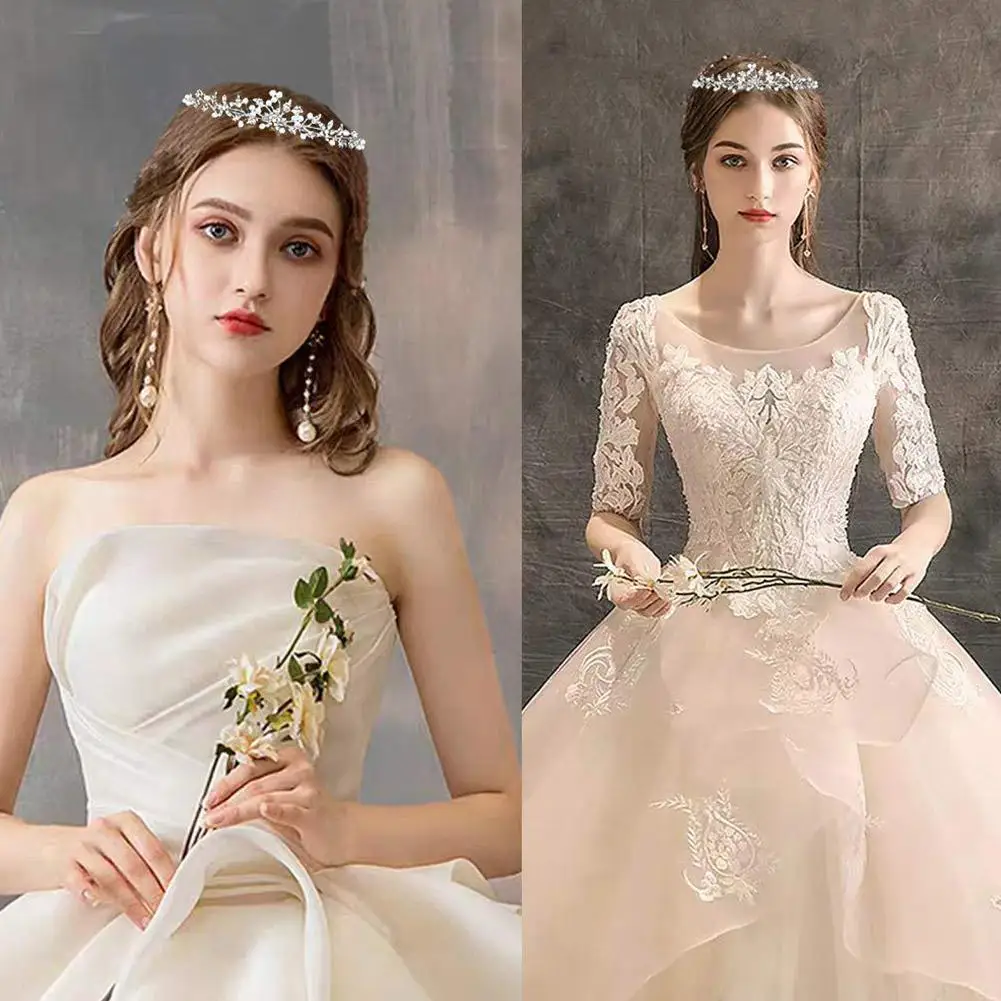 Королевская принцесса свадебные диадемы короны пресноводный жемчуг повязки для