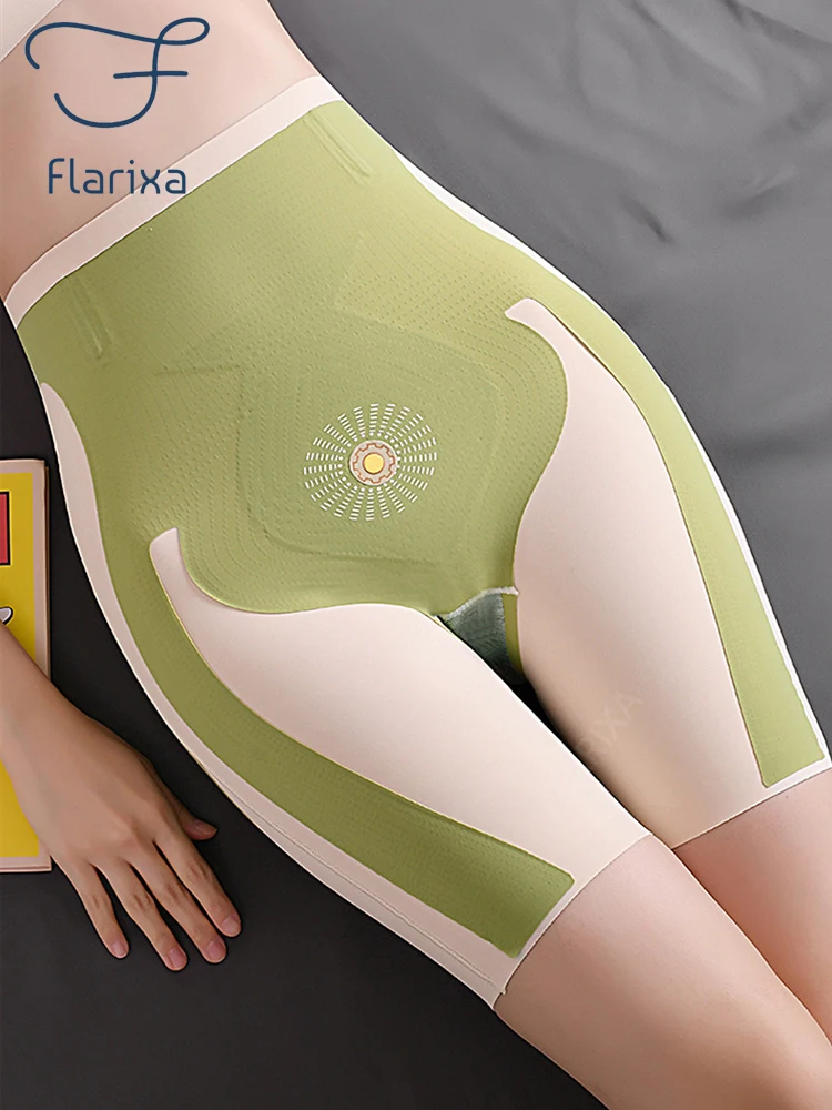 Flarixa 5D Tummy Control Shorts With Hip Pads Push Up Panties for Buttocks Butt Lift Shorts Seamless Fake Ass Panties High Waist