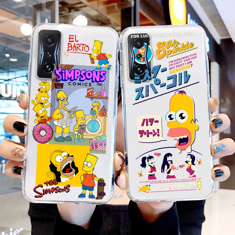 

The Simpsons Homer Disney For Xiaomi Redmi K50 K40 Gaming A1 11 Prime 10 10C 9AT 9A 9C 9T 8 7A 6A 5 4X 5G Transparent Cover