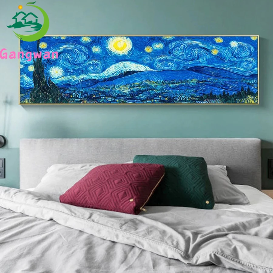 

DIY 5D Diamond Embroidery Van Gogh Starry Night Cross Stitch kits Abstract Painting Diamond Painting Mosaic Craft big Home Decor