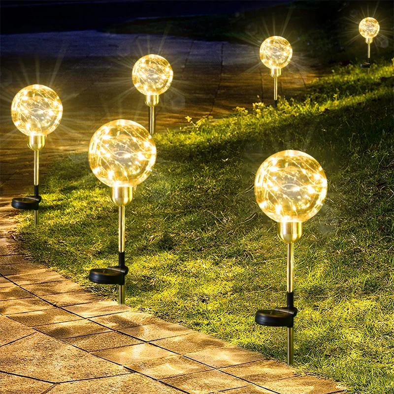 1 шт. водонепроницаемый садовый светильник на солнечной батарее |