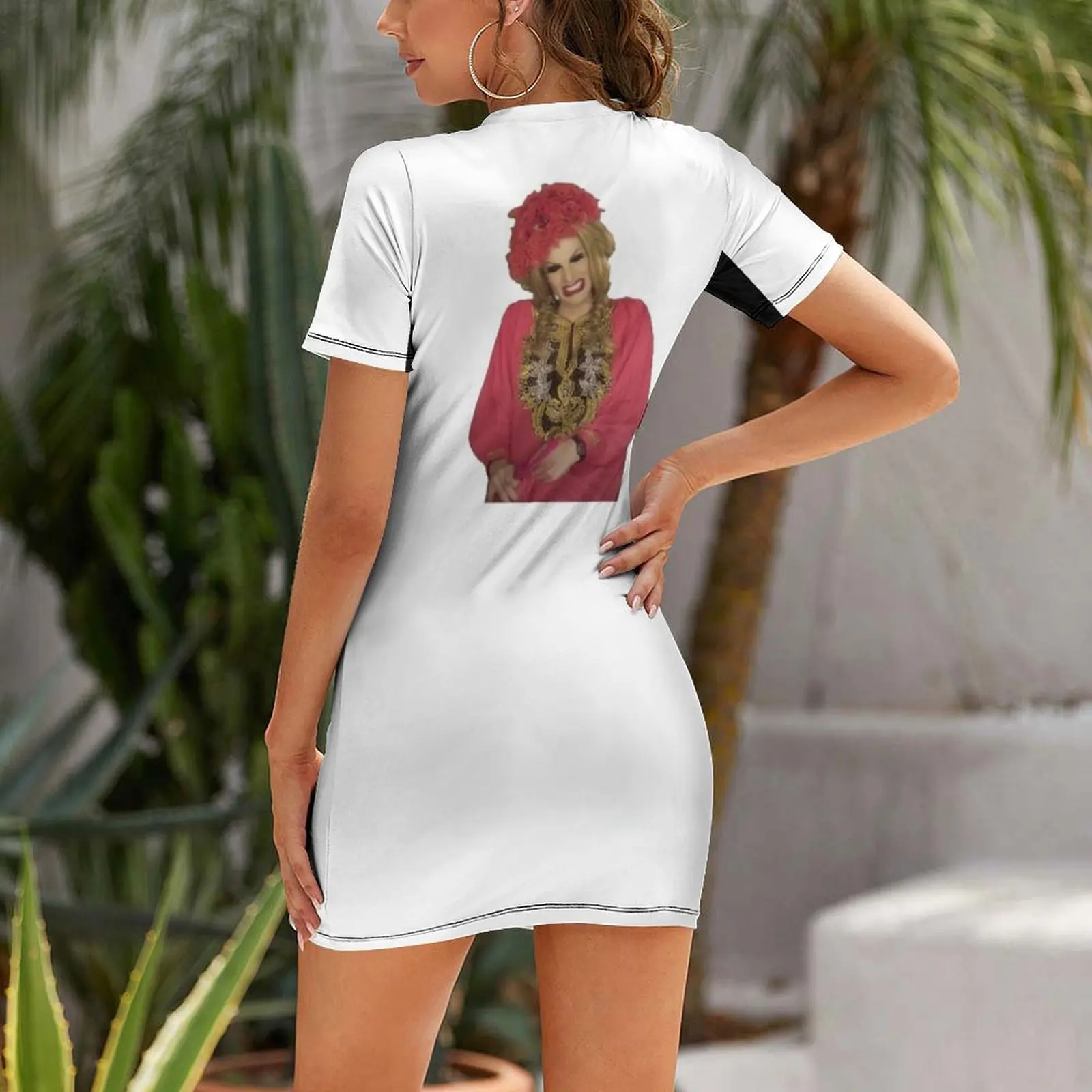 UNHhhh Ep.18 RuPaul's All Stars Drag Race: Платье Katya с короткими рукавами свадебные платья для