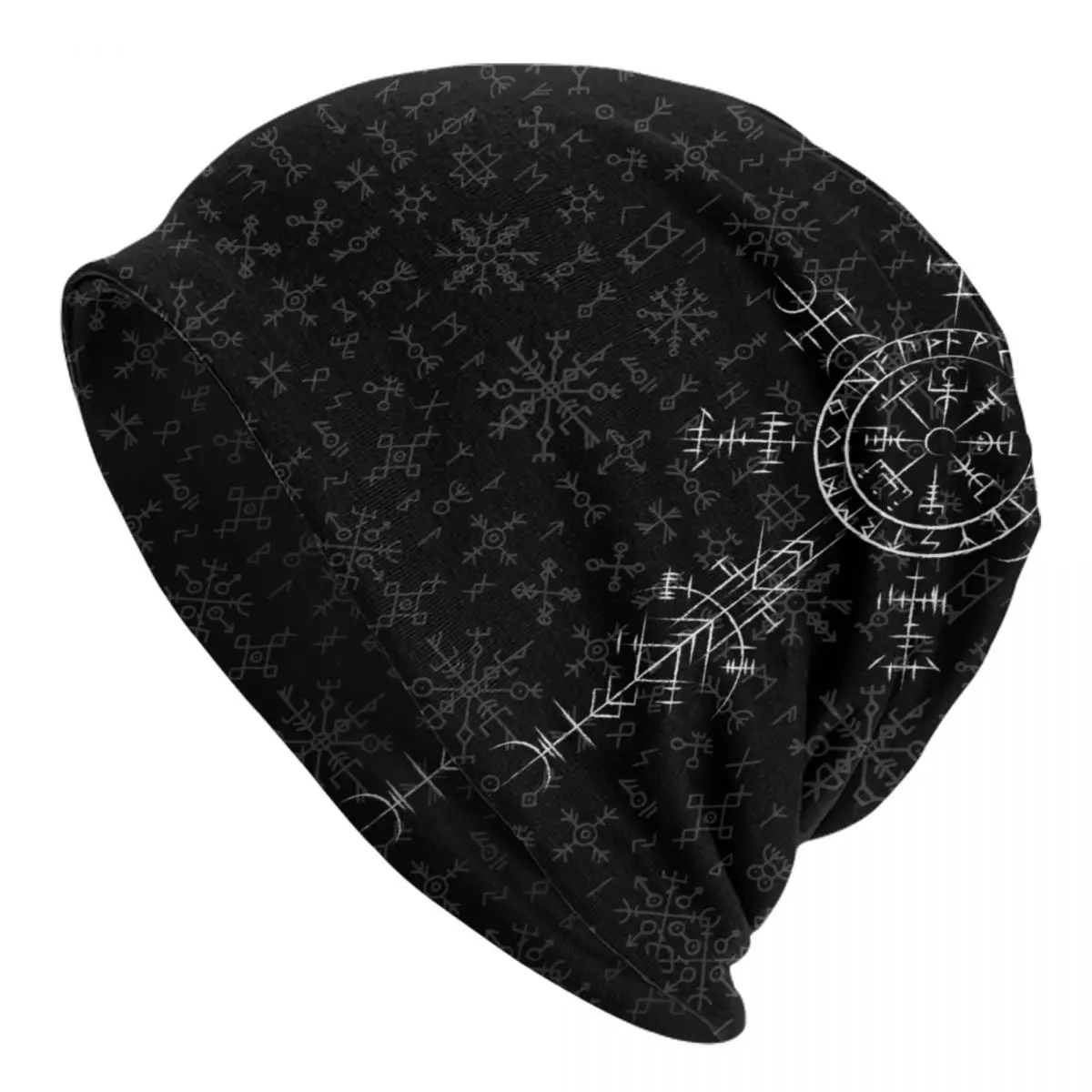 

Celtic Lucky Charm Compass Symbole Bonnet Hat Ski Skullies Beanies Hats Viking Norse for Men Knitted Hat Spring Head Wrap Cap