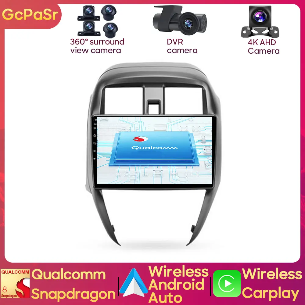

Qualcomm Snapdragon Auto Car Radio Video Multimedia Player For Nissan Sunny 2014 2015 2016 Android Navigation GPS Audio Carplay