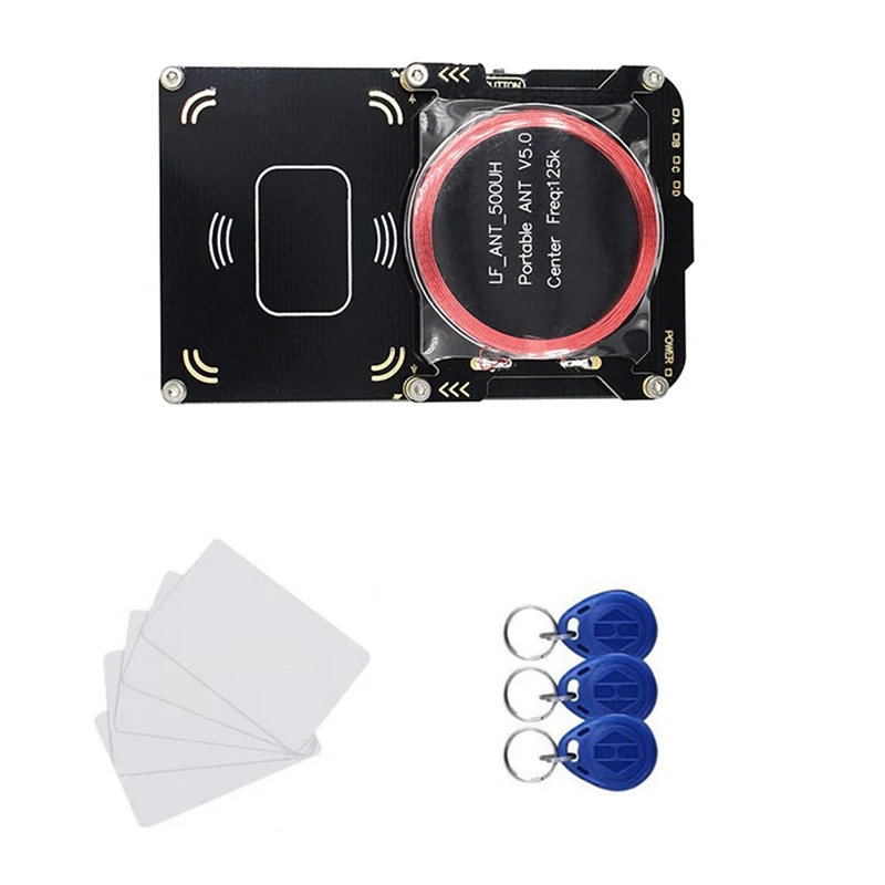

9Pcs Nfc Key Duplicator Ic/Id Tag Clone Writer Black Encryption Card Access Control Card Reader