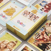 55pcsset kpop 2022 itzy seasons greetings album lomo card photocard gifts for women periphery postcard hd photos collection