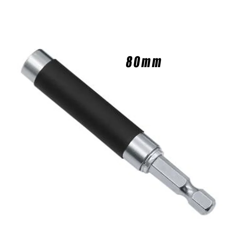 80mm/120mm/140mm Hex Joint Sleeve Extension Guide Rod Screw Bit Holder Retractable Extension Rod For Bits To Install Screws