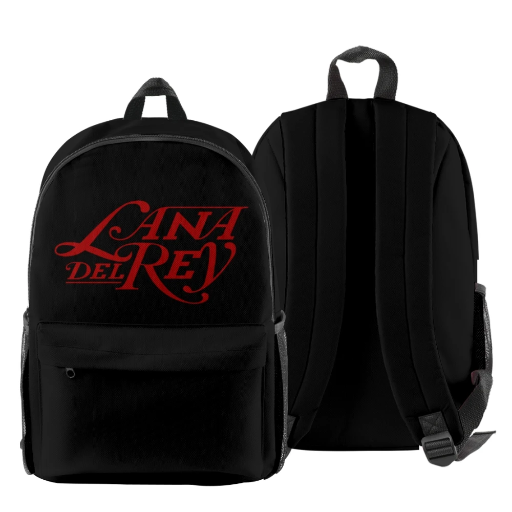 

Lana Del Rey Backpack Black Daypack Casual Traval Bag Hip-hop Style Zip Pack Harajuku Schoolbag Zip Rucksack For Unisex