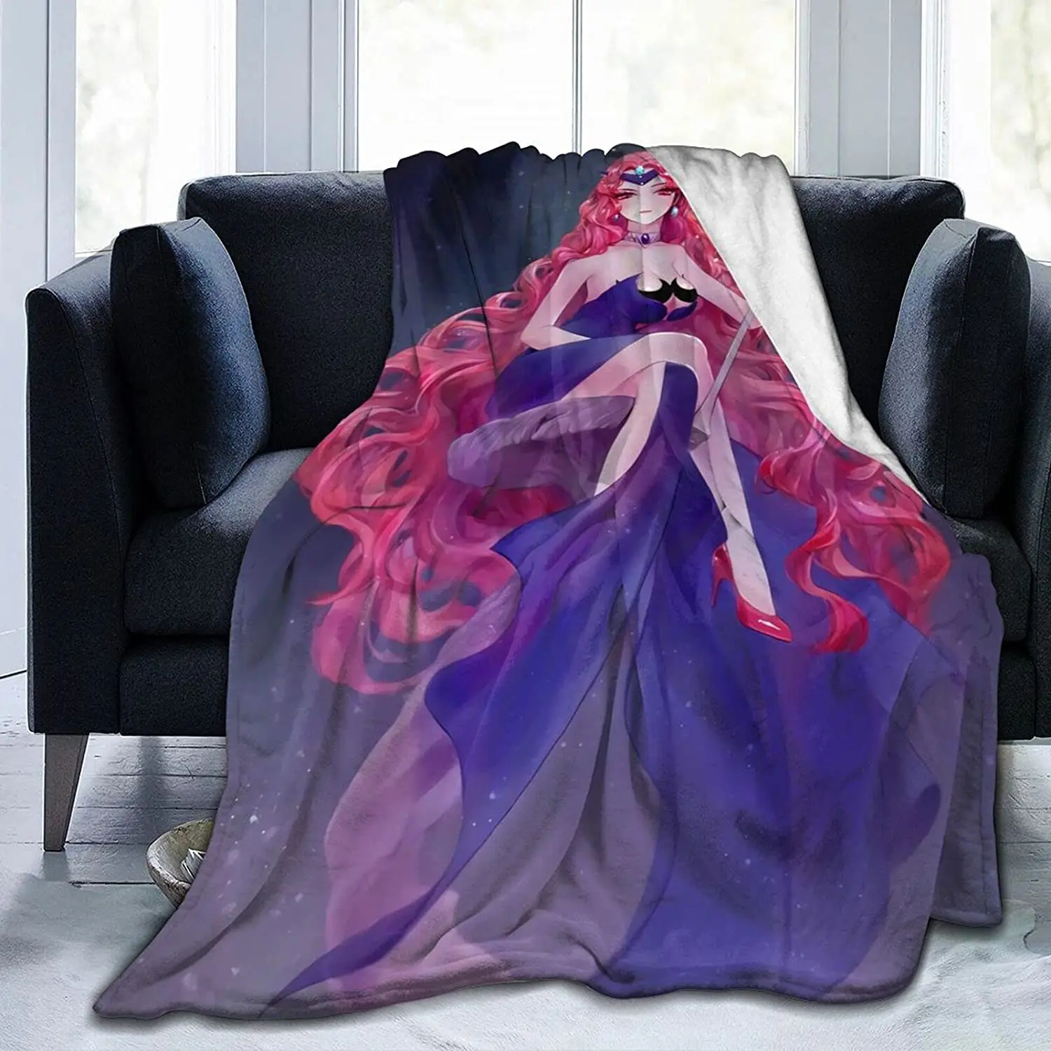 

Queen Beryl Fluffy Soft and Comfortable Blanket, Anime Warm Embrace of Sympathy