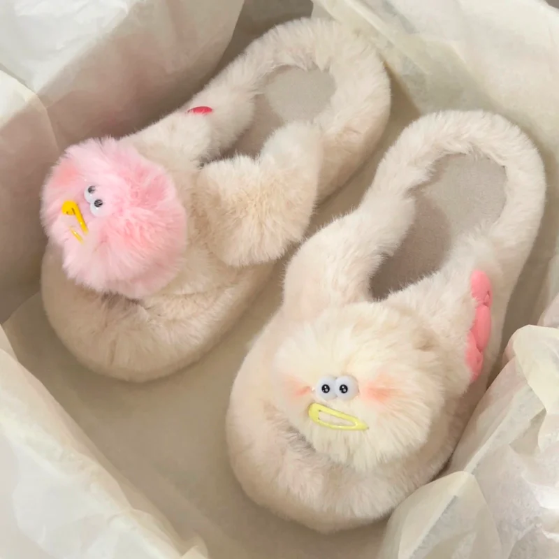 

Women's Cotton Slippers 2022 Winter New Women's Shoes Plush Warm Slippers Ladies Thermal Shoes Warm Cotton Shoes for Women