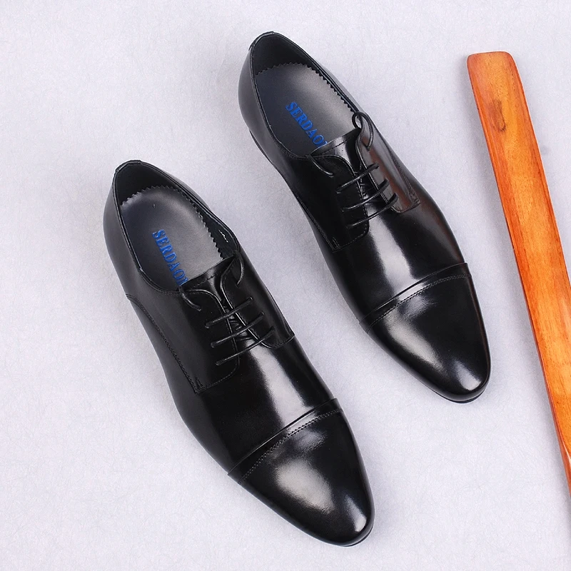 Size 6-10 Handcrafted Mens Wingtip Oxford Shoes Genuine Calfskin Leather Brogue Dress Shoes Classic Business Formal Shoes Man 5 Size 6-10 Handcrafted Mens Wingtip Oxford Shoes Genuine Calfskin Leather Brogue Dress Shoes Classic Business Formal Shoes Man 5
