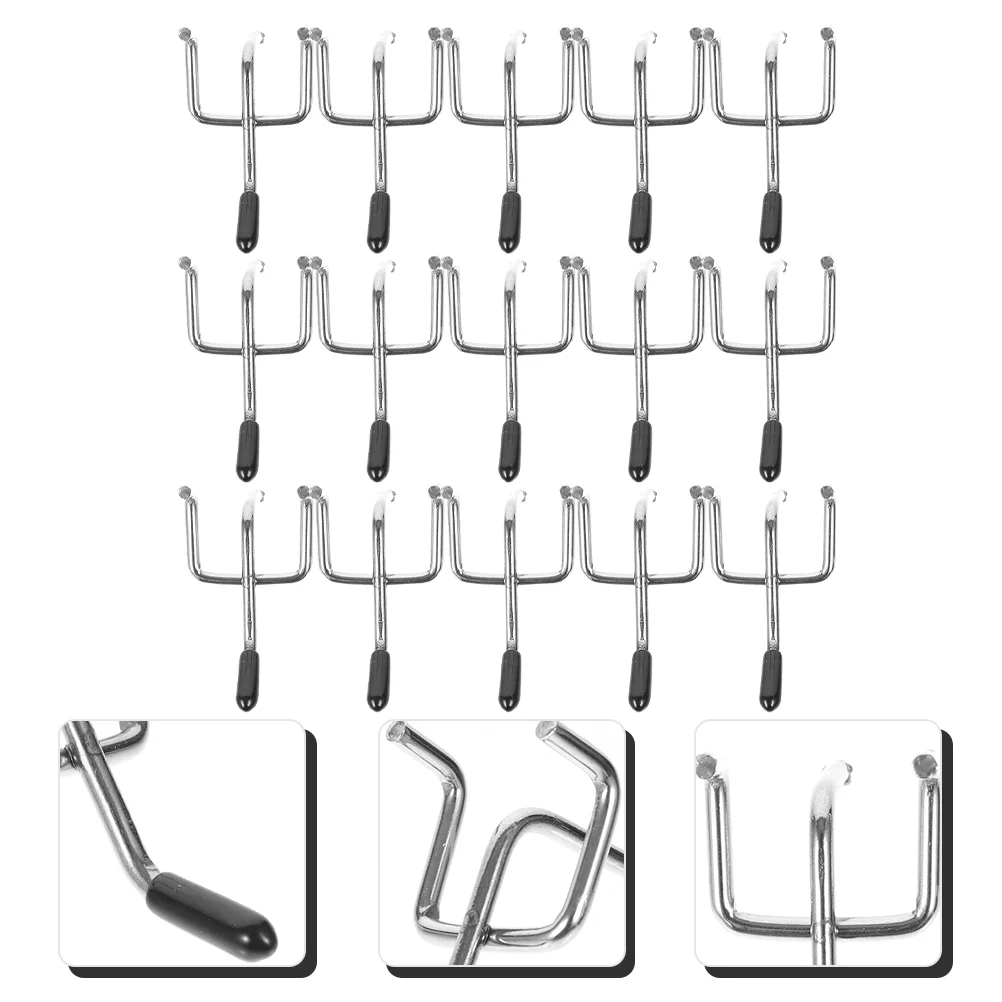 

50pcs Tool Storage Portable Pegboard Hanger Pegboard Hook Heavy Duty Pegboard Hook Metal Utility Hooks