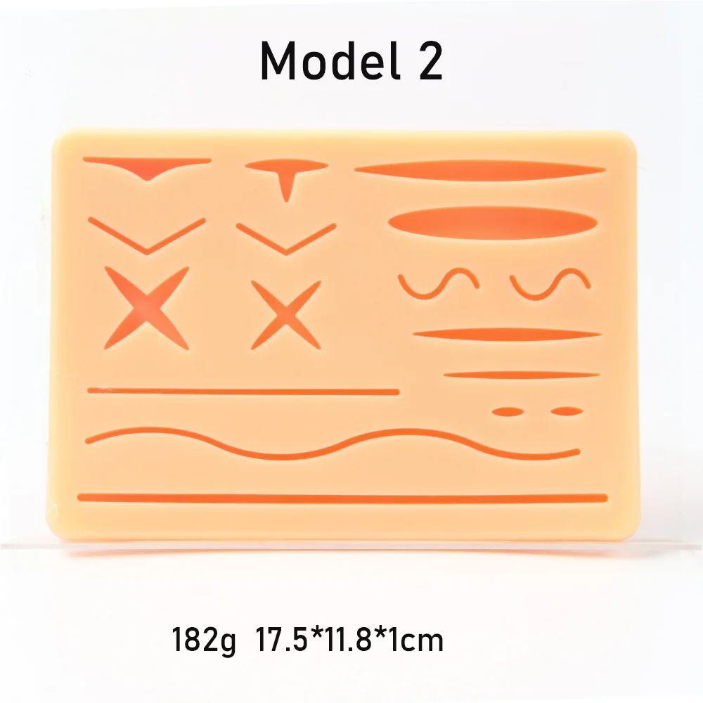 

Силиконовая Тренировочная Кожа Для Хирургии, 1/5 Шт., Медицинская Подушка Для Отработки Навыков Наложения Швов