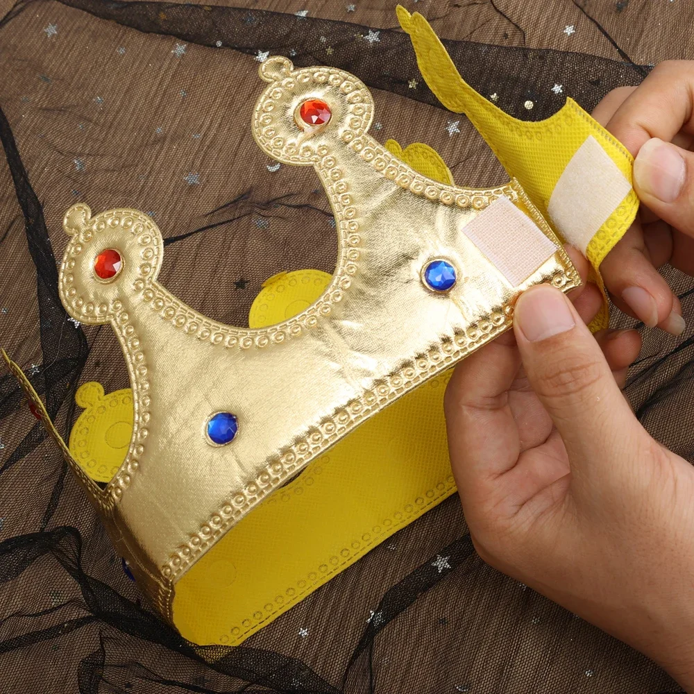 6/1 шт. шляпы с короной на день рождения и драгоценный камень королева король