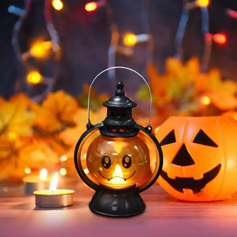 Декоративный портативный фонарь для Хэллоуина Джек-о-фонарь пони маленькая