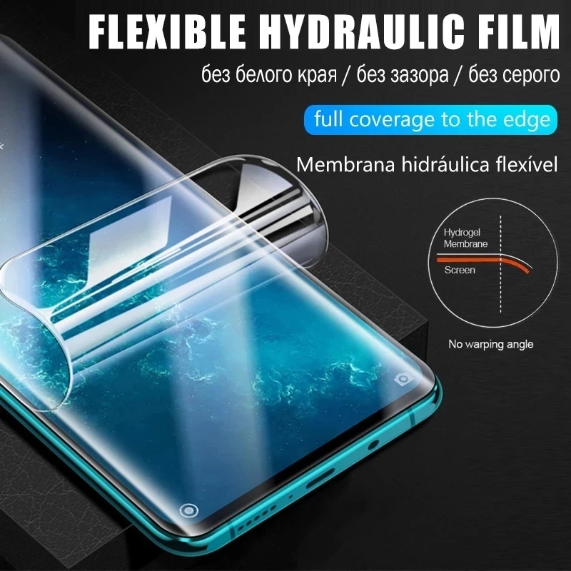Гидрогелевая пленка для Xiaomi Redmi Note 7 8 9 10 10S 11S 9s 9T 9A Poco M3 X3 X4 Mi 10T 11T Pro 11 Lite защитная