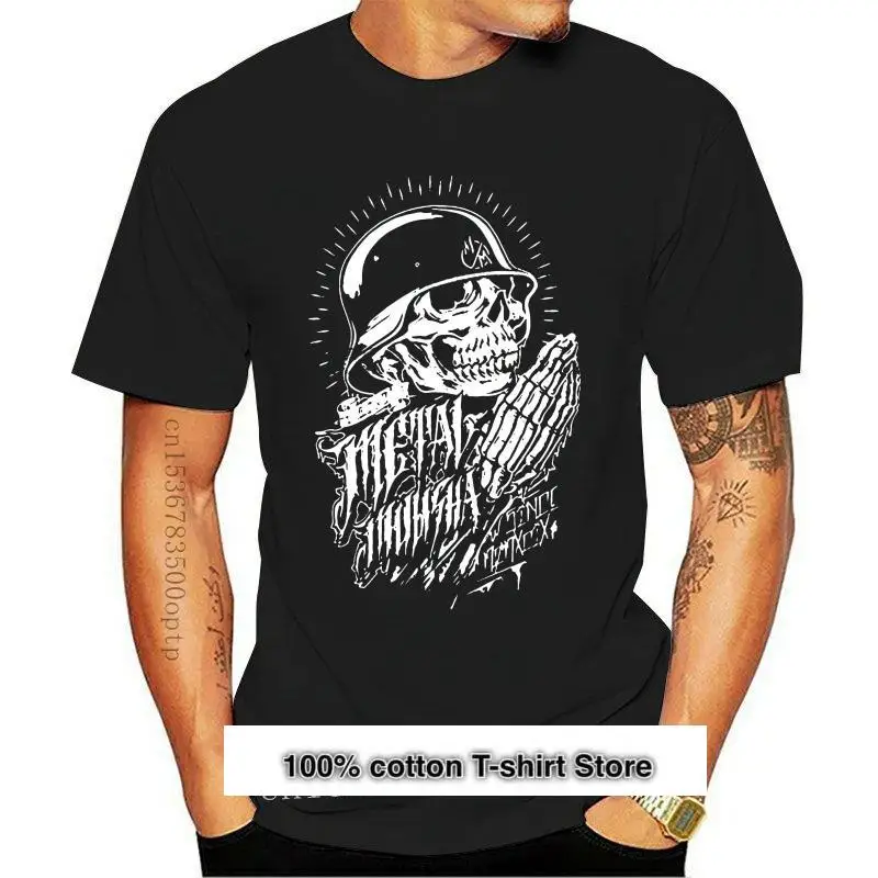 

Camiseta de algodón para hombre, camiseta de Metal para Motocross, verano, nueva