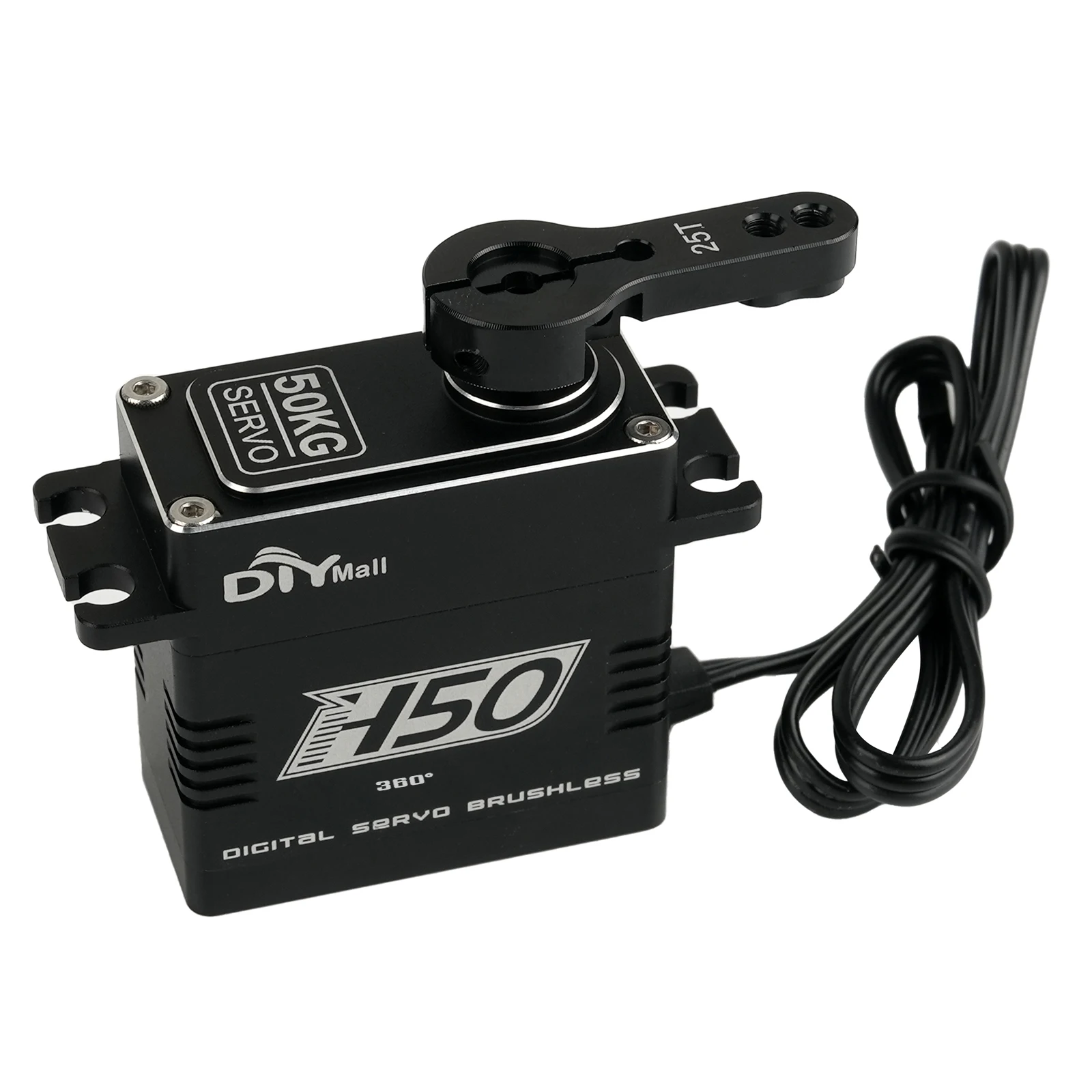 50 кг.см Цифровой сервопривод Цельнометаллический бесщеточный двигатель H50