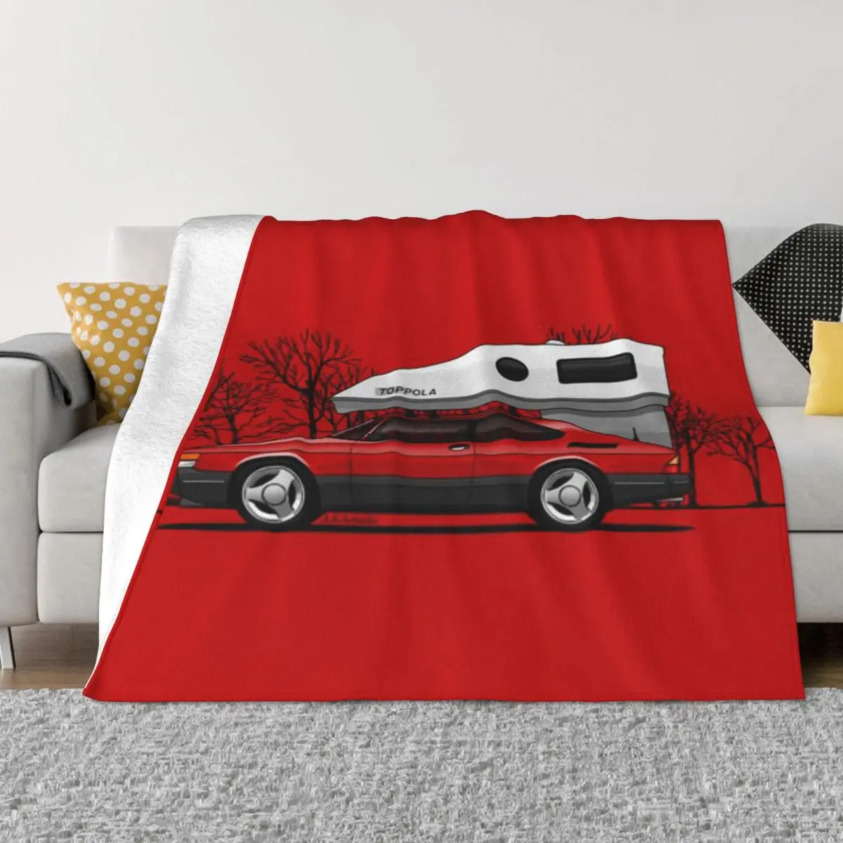 My Drawing Of The 900 Toppola An Ultra-Soft Micro Fleece Blanket