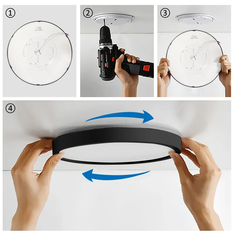 $98.37 Modern Ultra-thin Led Ceiling Light Night Ceiling Lamp Surface Mount Flush Panel Lighting For Living Room Bedroom Toilet Lights