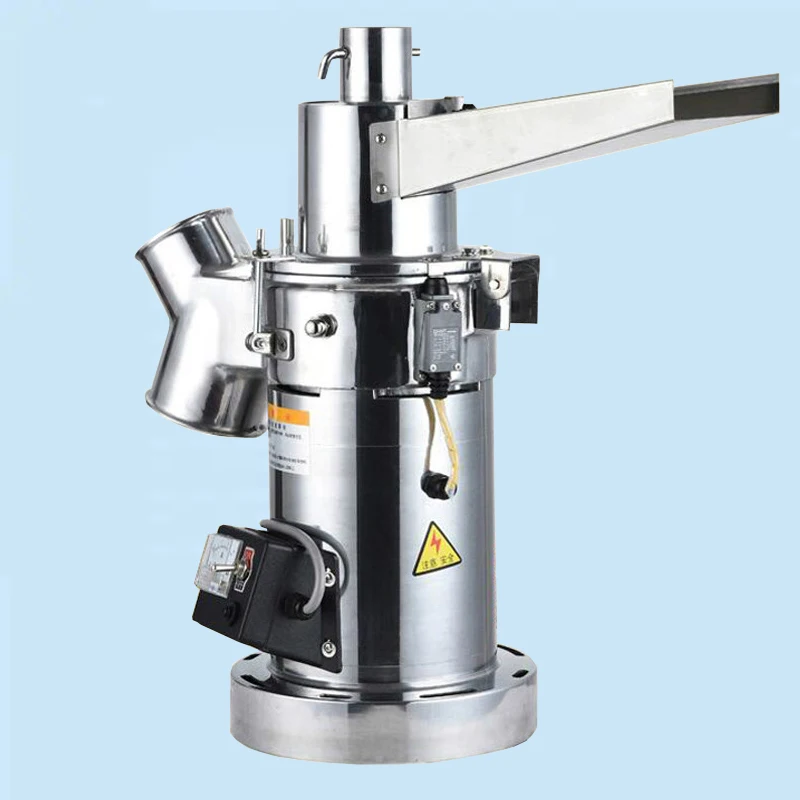 

Commercial Grain Grinder High Speed Cereals Medicinal Materials Spices Powder Crusher Stainless Steel Coffee Grinder