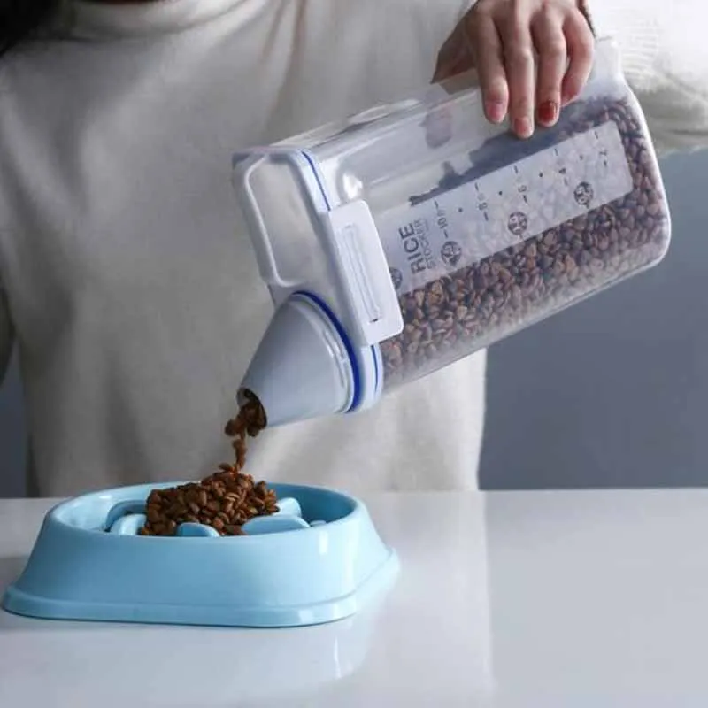 

Пластиковый контейнер для корма для собак и кошек, 1,5 кг/2 кг