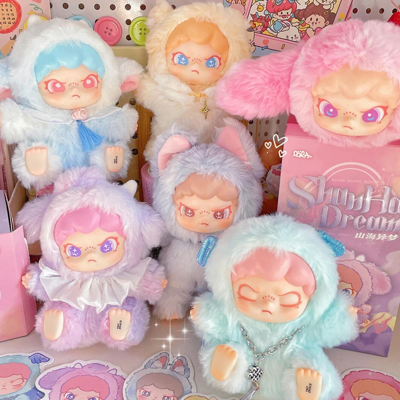 Dora ShanHai Dream Blind Box Виниловая плюшевая кукла Mystery Милые странные животные Аниме