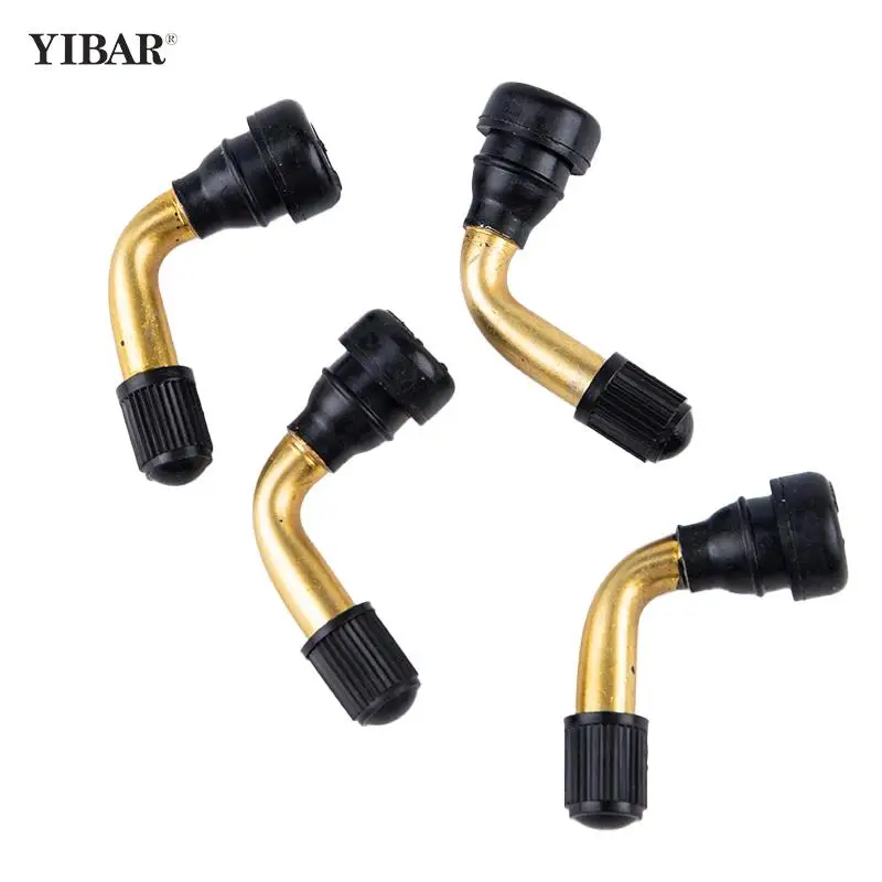 

90 Degrees Rubber Angle Valve 4PCS/5PCS For Tubeless Tires Nipple For Tubeless Disc Wheel Nipple (pvr40/pvr50/pvr60/pvr70）